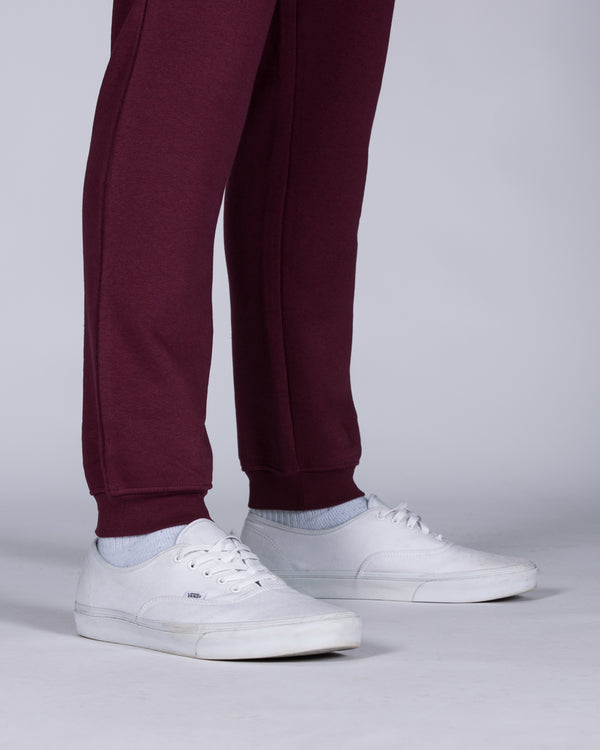 2t Colin Regular Fit Tall Joggers (burgundy)