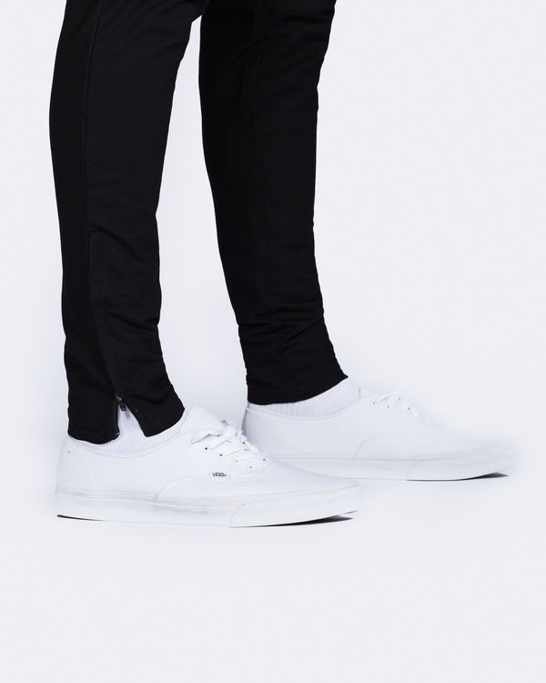 2t Slim Fit Zip Hem Training Joggers (black)