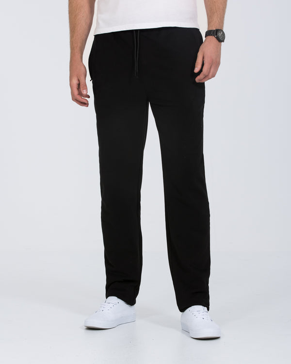 2t Joe Regular Fit Open Hem Tall Joggers (black)
