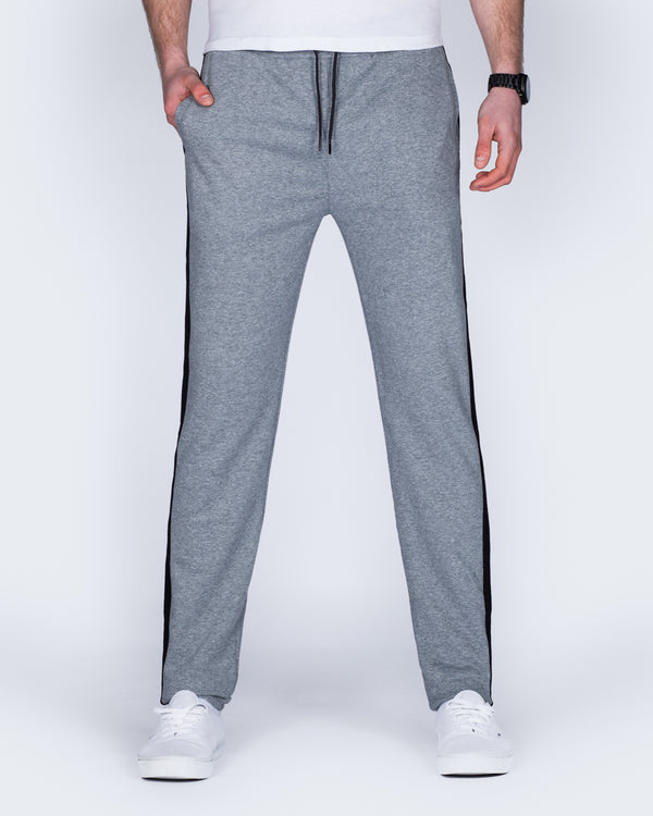 2t Riley Striped Slim Fit Tall Joggers (charcoal)