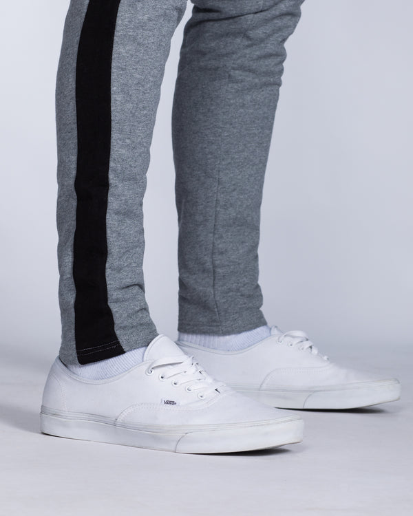 2t Riley Striped Slim Fit Tall Joggers (charcoal)