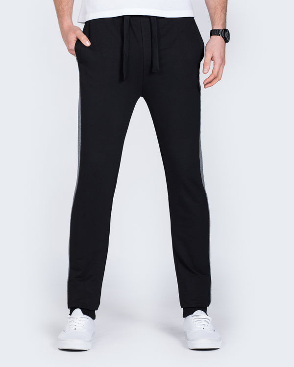 2t Stripe Slim Fit Tall Sweat Pants (black)