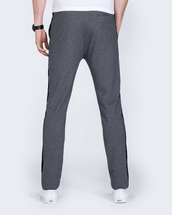 2t Stripe Slim Fit Tall Sweat Pants (charcoal)