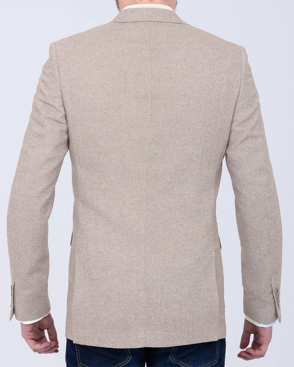 Skopes Jude Tall Blazer (stone herringbone)