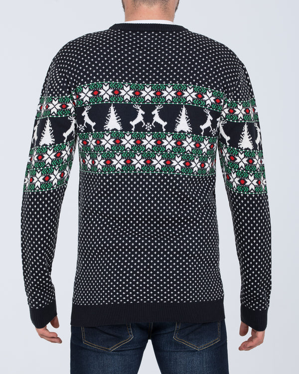 2t Tall Christmas Jumper (navy)