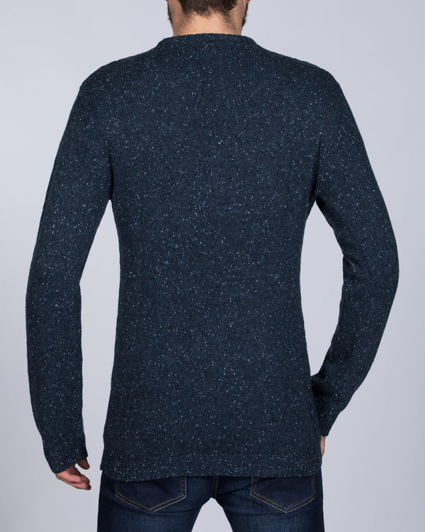 2t Lambswool Cable Knit Tall Jumper (indigo)