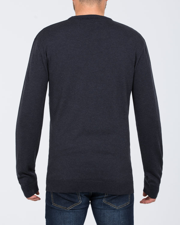 2t Tall Seawool Crew Neck Jumper (indigo)