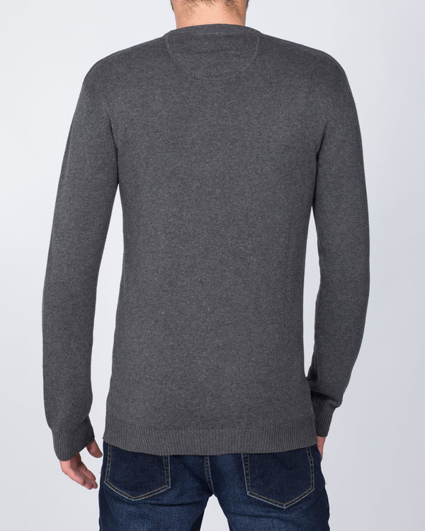 2t Cotton Crew Neck Jumper (charcoal)