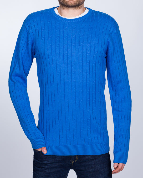 2t Summer Crew Neck Tall Jumper (blue)