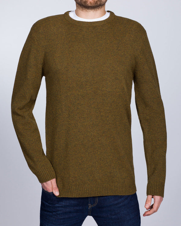 2t Tall Lambswool Crew Neck Jumper (bronze)