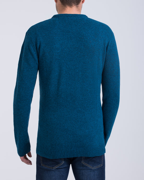 2t Tall Lambswool Crew Neck Jumper (mallard)