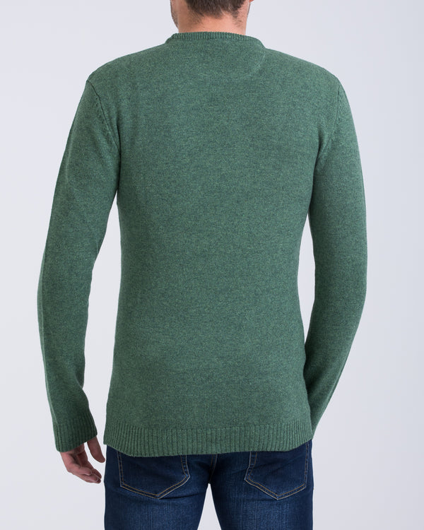 2t Tall Lambswool Crew Neck Jumper (sage)