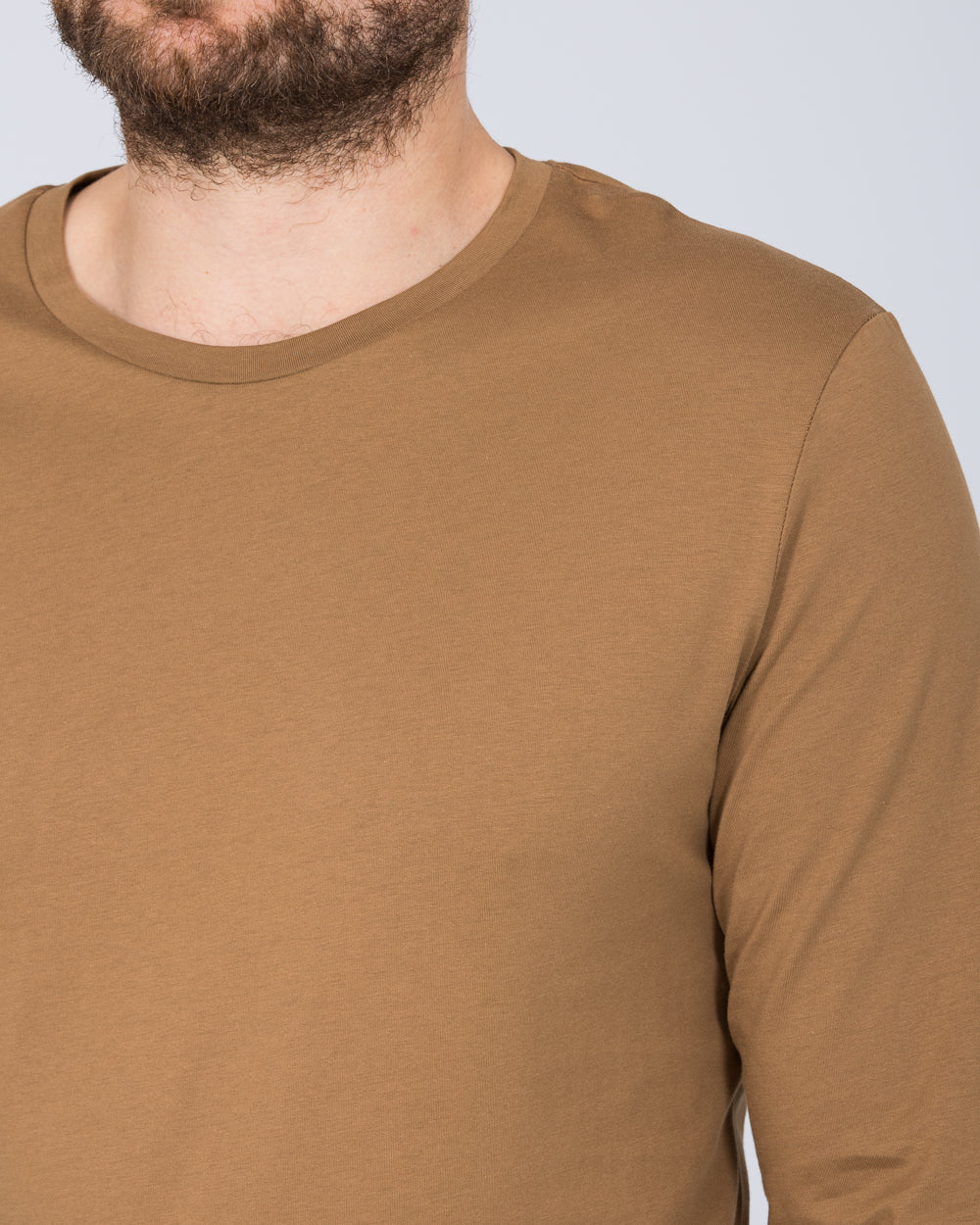 2t Long Sleeve Tall T-Shirt (brown)