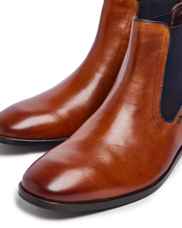 Pod Paul ODonnell Phoenix 2 Chelsea Stiefel (Kognak/Marineblau)
