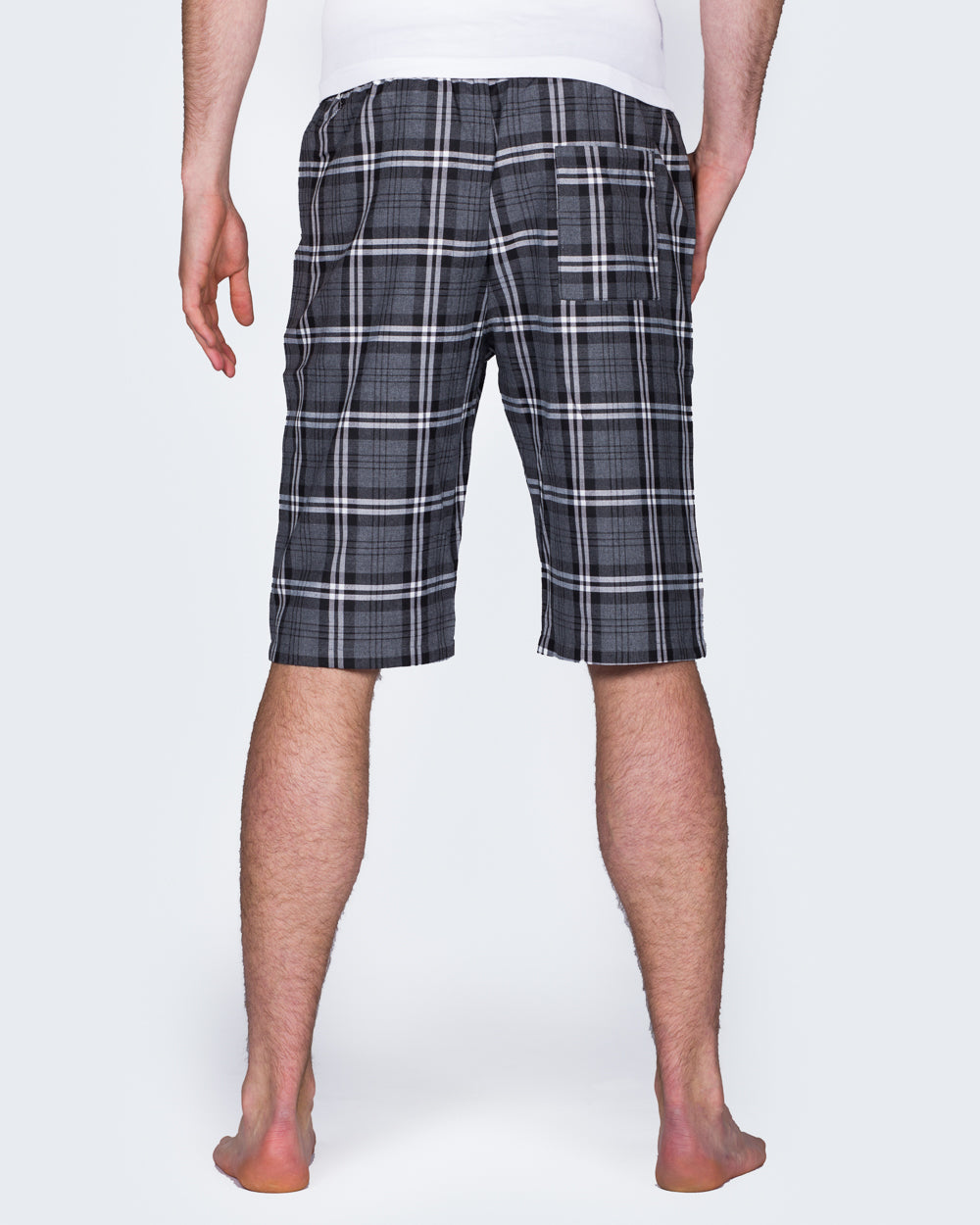 2t Tall Regular Fit Pyjama Shorts (grey)