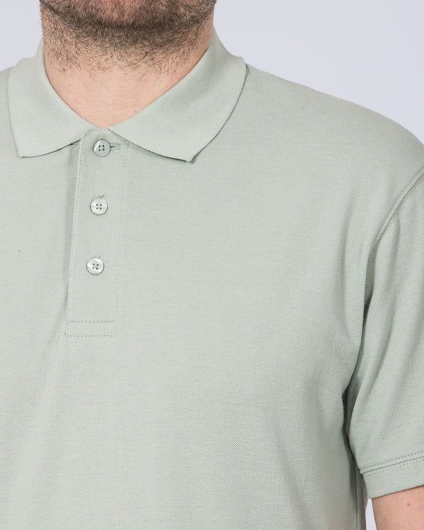 2t Regular Fit Tall Polo Shirt (mid green)