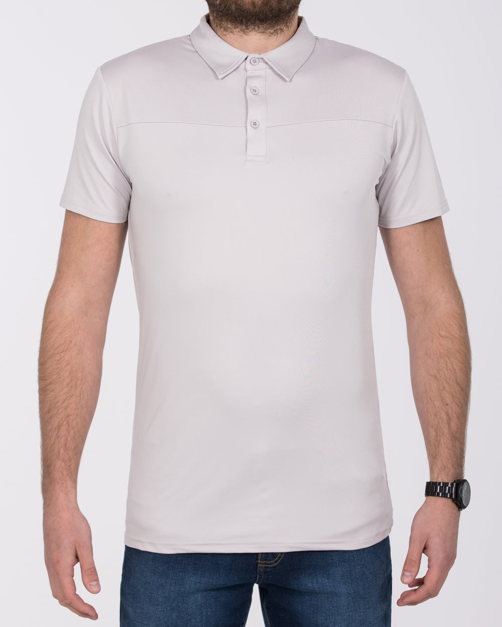 2t Tall Golf Polo Shirt (light grey)