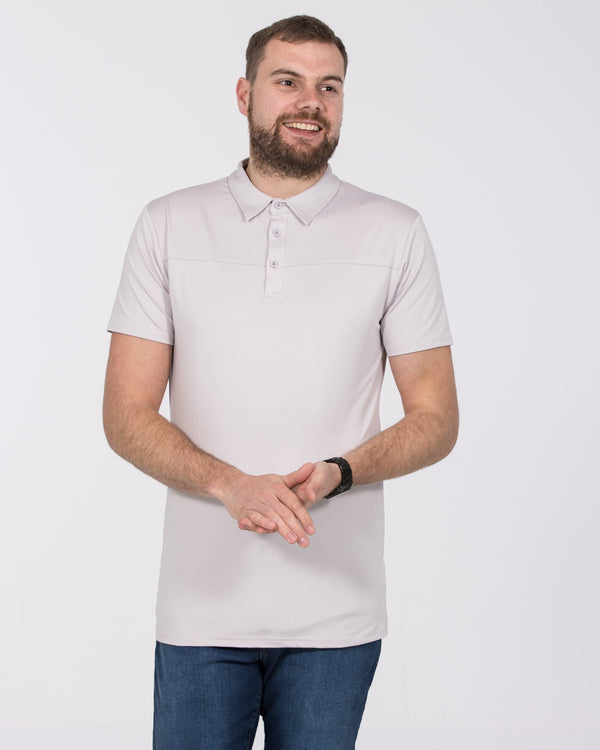 2t Tall Golf Polo Shirt (light grey)