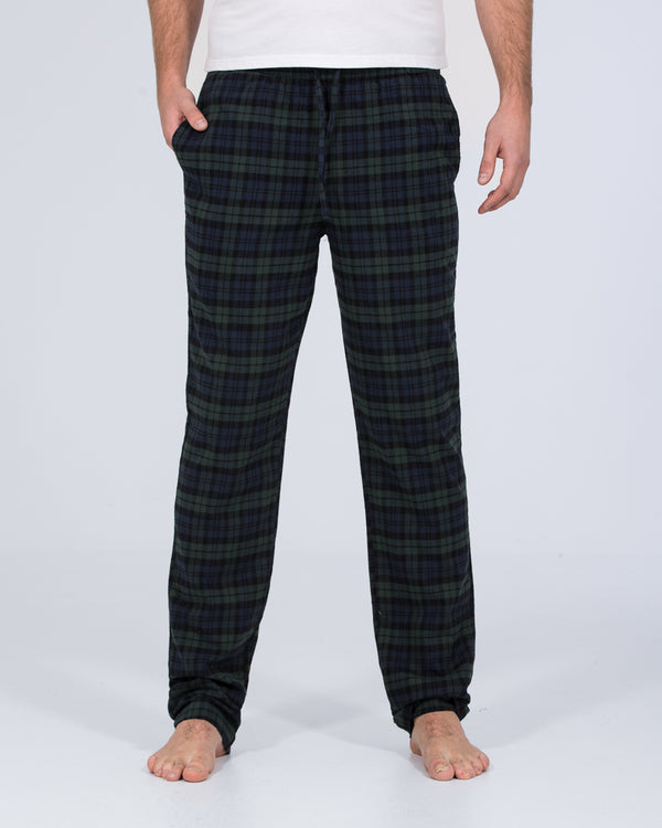 2t Pascal Tall Regular Fit Pyjama Bottoms (navy/green)