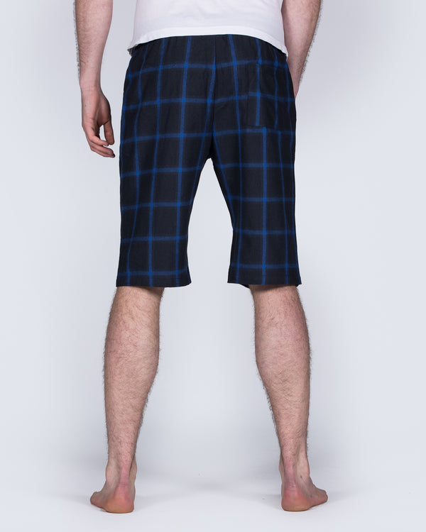 2t Tall Regular Fit Pyjama Shorts (navy/blue)