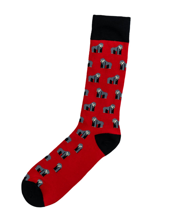 Swole Panda Bamboo Socks 1 Pair (gorillas)