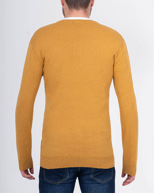 2t Merino Crew Neck Tall Jumper (mustard)