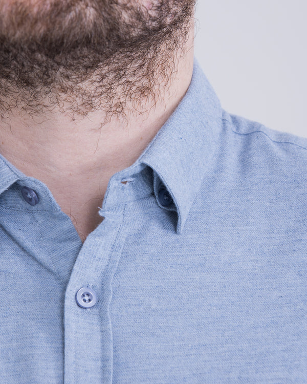 2t Carlos Slim Fit Long Sleeve Tall Shirt (light blue)