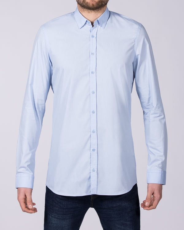 2t Luca Slim Fit Tall Shirt (sky blue)