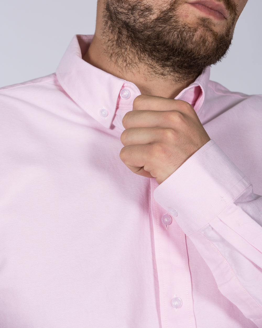 2t Oxford Regular Fit Long Sleeve Tall Shirt (pink)