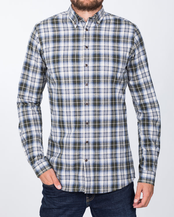 2t Slim Fit Long Sleeve Tall Shirt (sage)