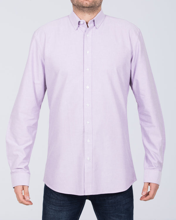 2t Regular Fit Long Sleeve Tall Shirt (lilac)