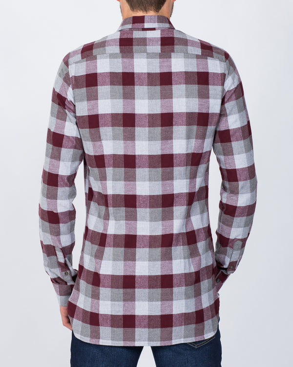 2t Slim Fit Shirt (maroon/grey)