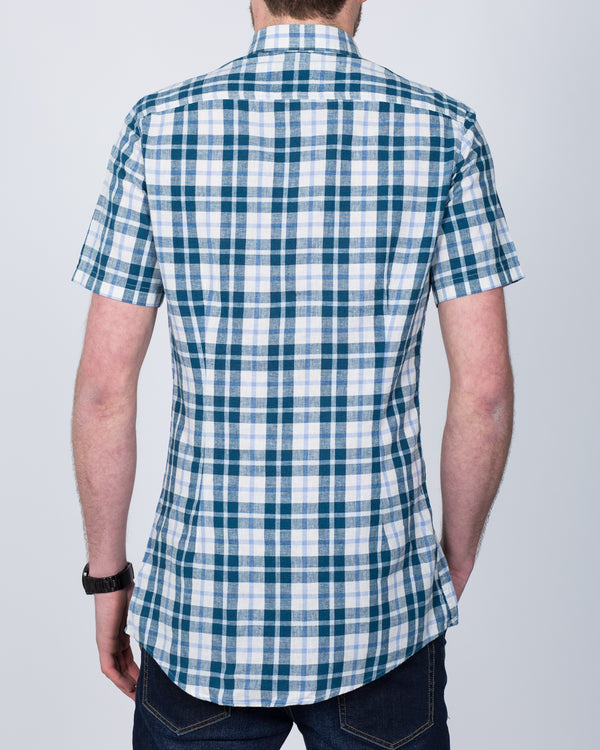 2t Short Sleeve Tall Shirt (aqua)