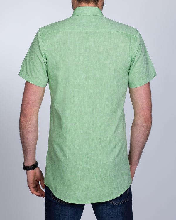 2t Slim Fit Short Sleeve Tall Shirt (green)