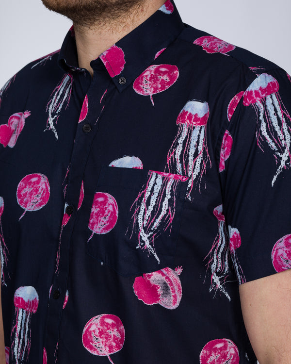 2t Short Sleeve Tall Shirt (jellyfish print)