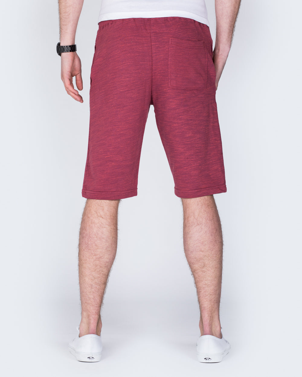 2t Tall Sweat Shorts (burgundy marl)