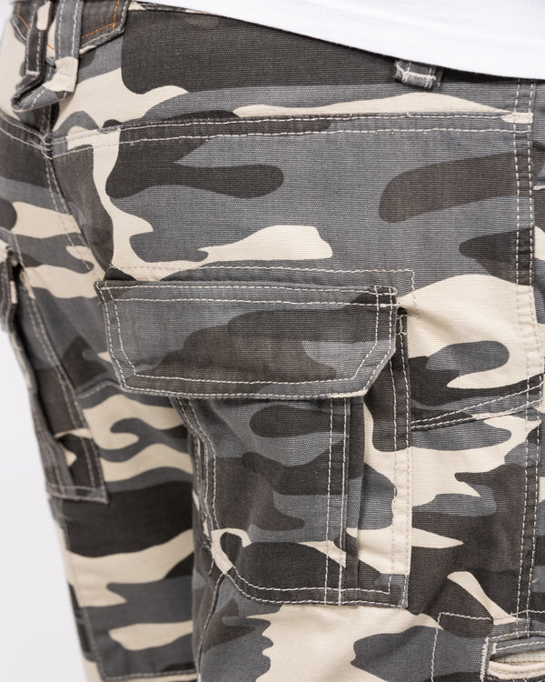 2t Tall Cargo Camo Shorts (charcoal)
