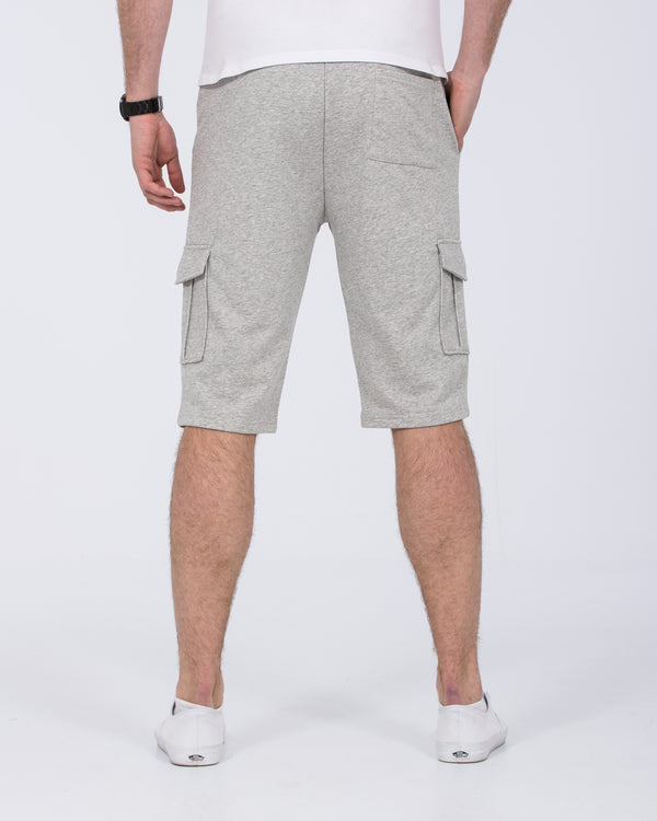 2t Freddy Tall Cargo Sweat Shorts (heather grey)