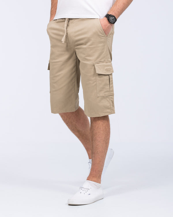 2t Mateo Tall Cargo Shorts (beige)