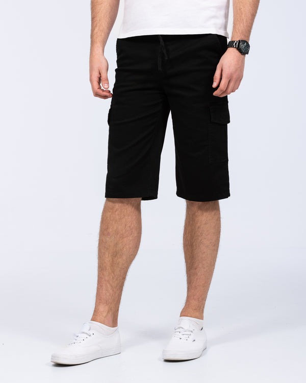 2t Mateo Tall Cargo Shorts (black)