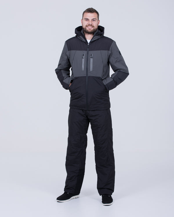 North 56 Tall Waterproof Ski Jacket (black/grey)