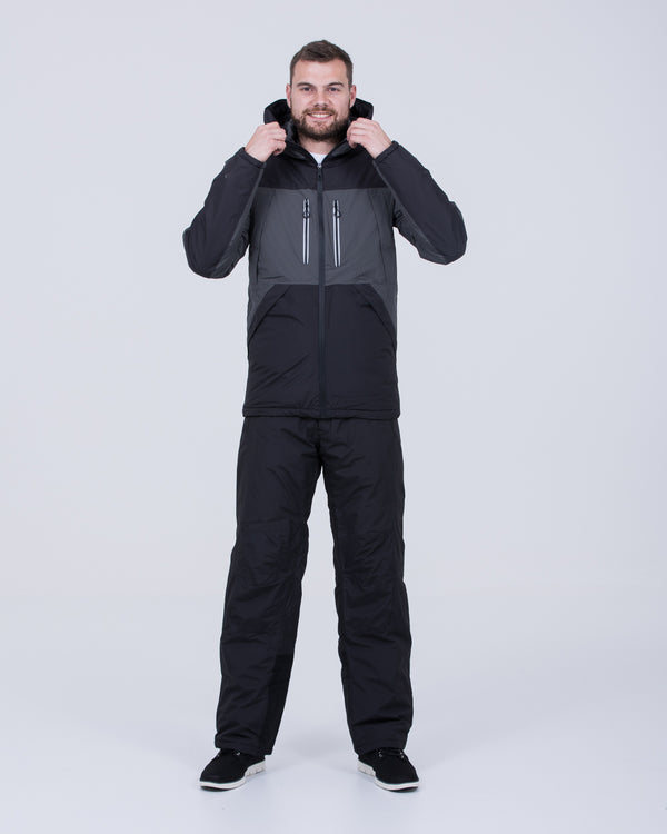 North 56 Tall Waterproof Ski Jacket (black/grey)