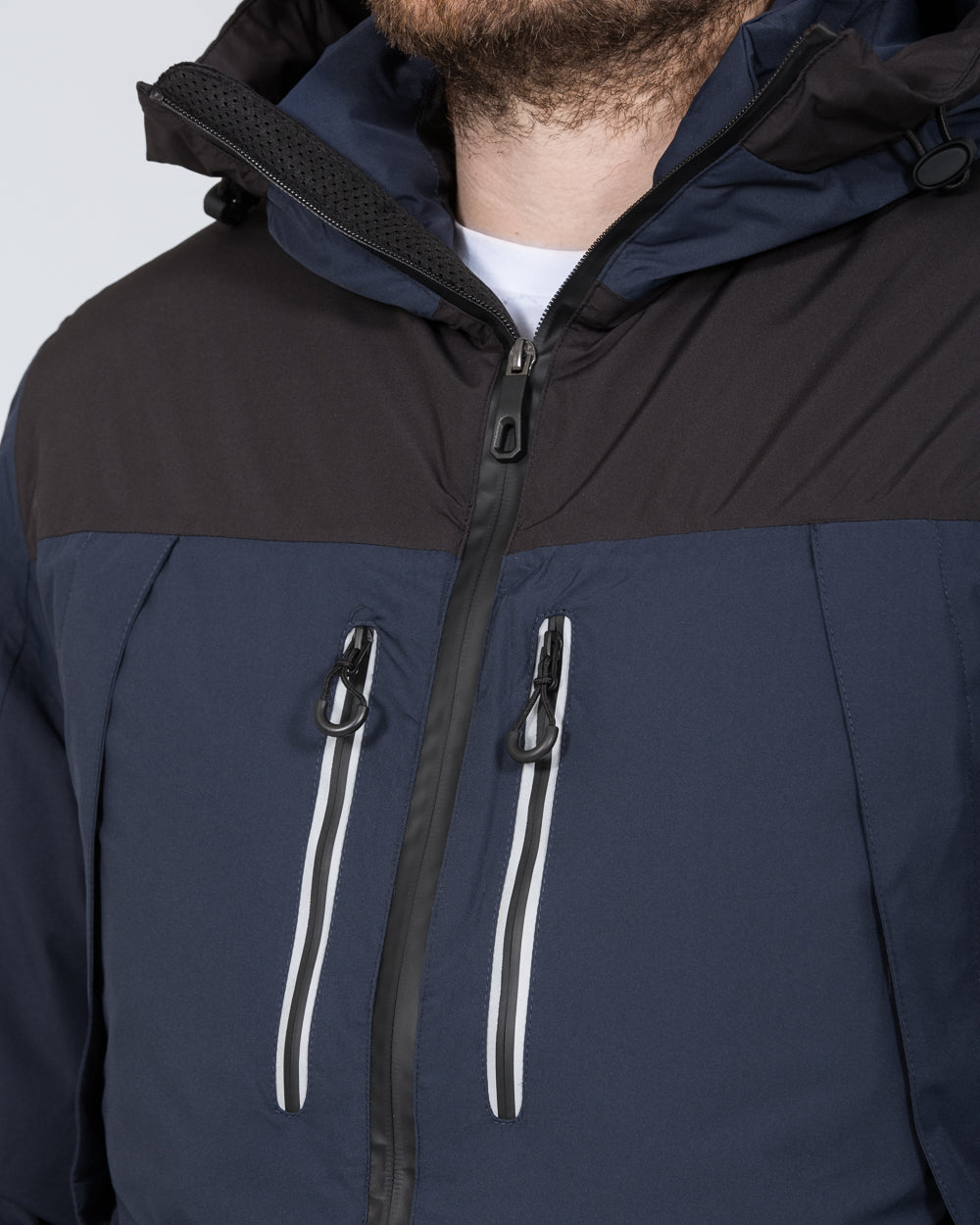 North 56 Tall Waterproof Ski Jacket (black/blue)