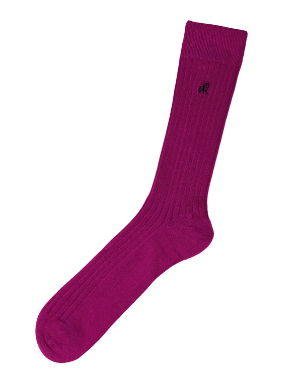 Swole Panda Bamboo Socks 1 Pair (cerise)