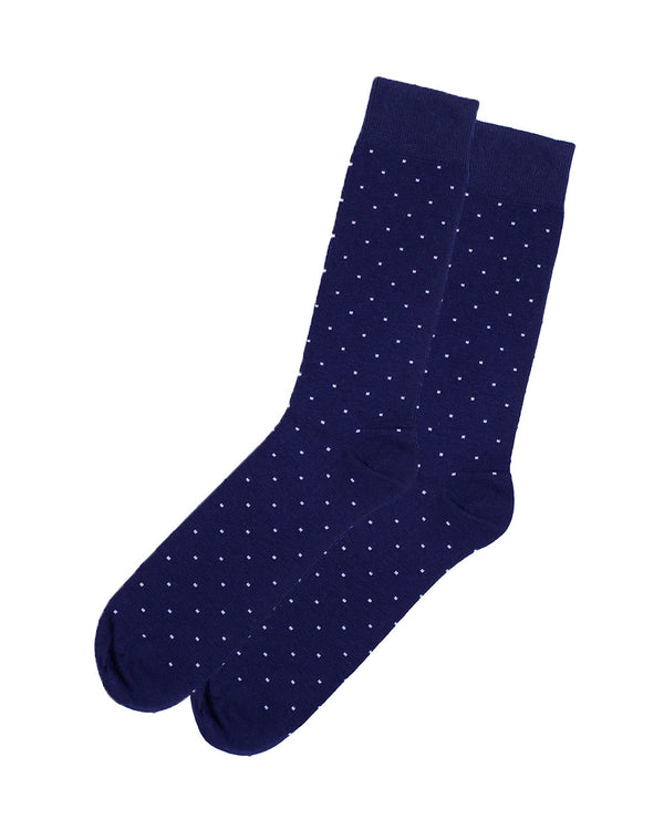 2t Spotted Socks 2 Pairs (navy)