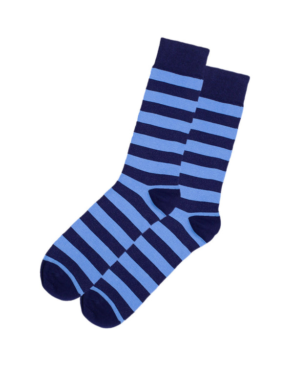 2t Striped Socks 2 Pairs (navy)