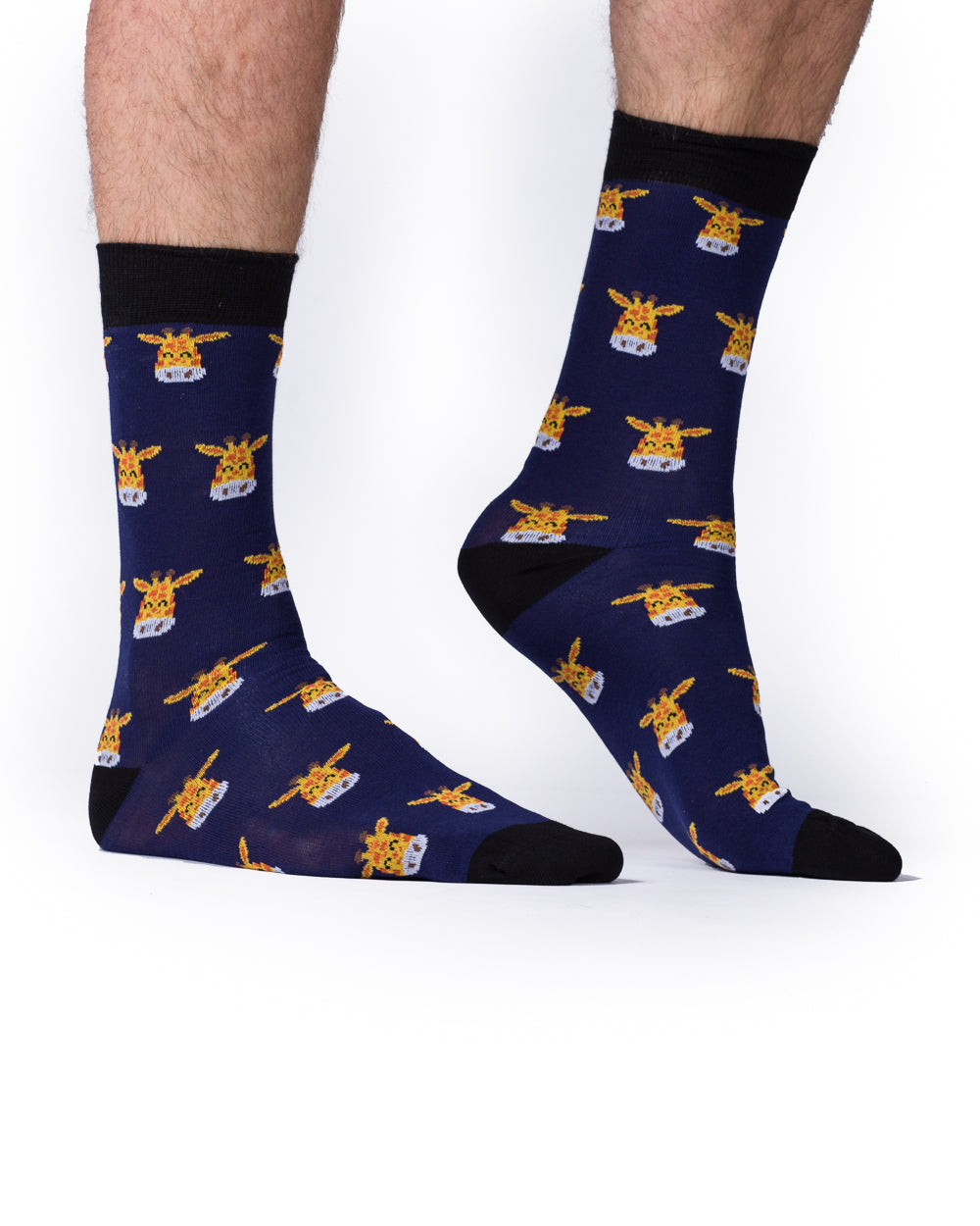 2t Giraffe Socks 2 Pairs (navy)
