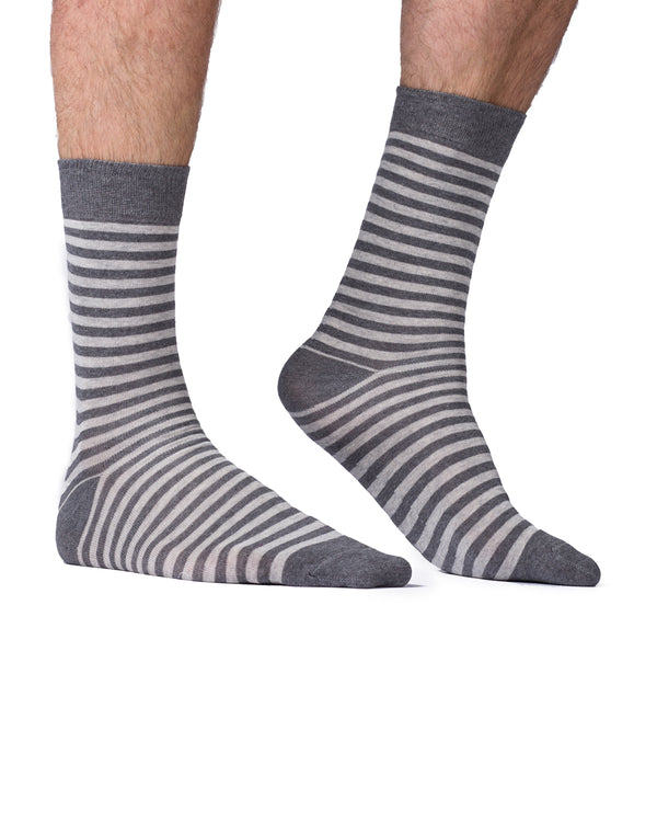 2t Striped Socks 2 Pairs (grey)