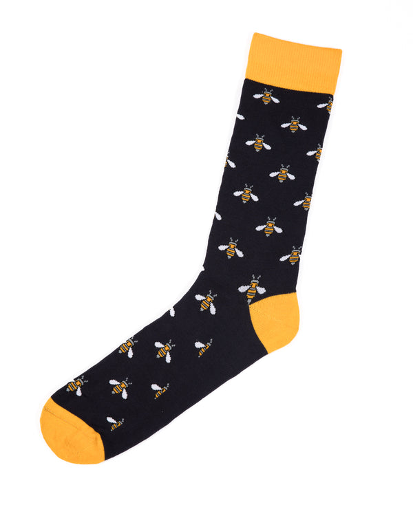 Swole Panda Bamboo Socks 1 Pair (navy bumblebee)