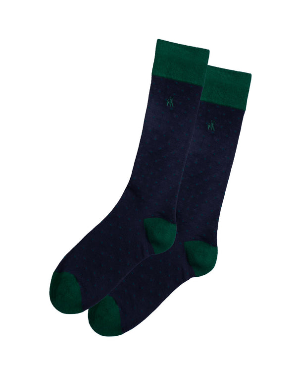 Swole Panda Bamboo Socks 1 Pair (spotted navy)